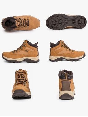 CC-Los Men's Hiking Shoes Waterproof Work Shoes Non Slip & Comfortable Walking